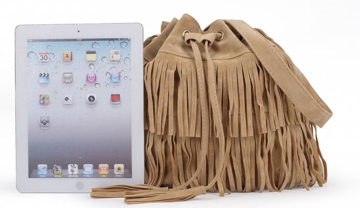 Women bag tassel bucket shoulder bag AliExpress foreign trade ladies bag Europe and the United States trend bucket bag