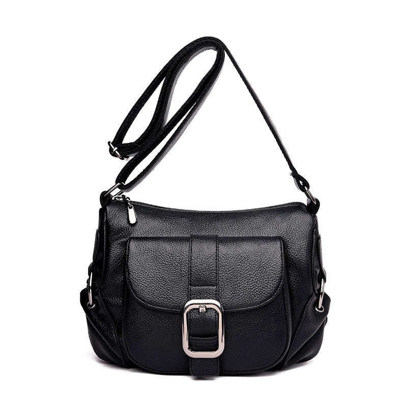 Middle aged shoulder bag leisure straddle bag