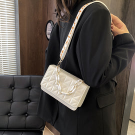 Fashion One-shoulder Messenger Net Red Foreign Air Portable Small Square Bag