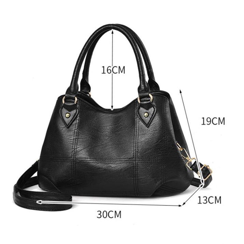 Women Handbags Shoulder Bag Solid Color Plain Daily Office Bags