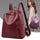 Fashion Simple Women's Sheepskin Pattern Backpack