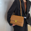 Ladies Winter Solid Color Trend Personality Simple One-shoulder Messenger Bag