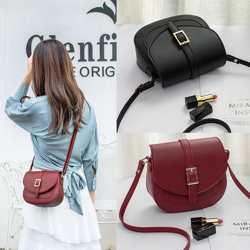New Fashion All-match Semi-finished Saddle Bag