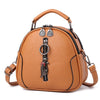 Women's shoulder bag large capacity diagonal small round bag