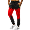 Men Casual Contrast Color Pocket Patchwork Drawstring Sports Pants