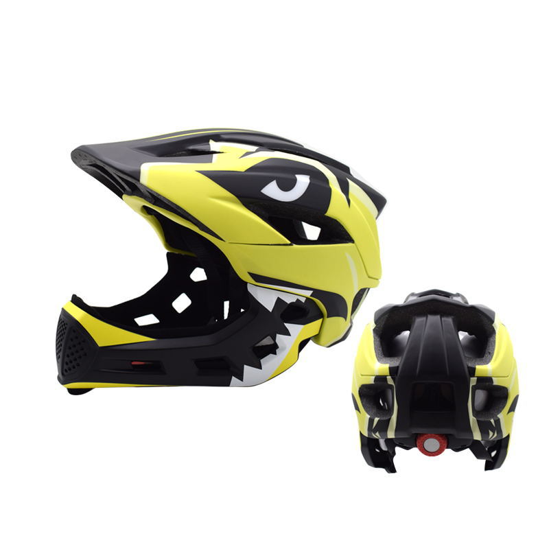 Bicycle Full Face Helmet With Chin Rest