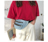 Fashion washed denim belt bag