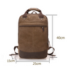 College wind backpack male Korean version of the trend canvas backpack student bag leisure travel bag