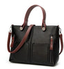 Vintage PU Shoulder Bag Female Causal Totes