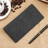 Long Thin Retro Frosted Soft Wallet Men's Wallet