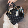 Fashion Embroidery Thread One-Shoulder Messenger Handbag