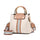 Three-layer contrast handbag