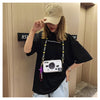 Crossbody One Shoulder Popular Fashion All-match Cartoon Small Square Bag