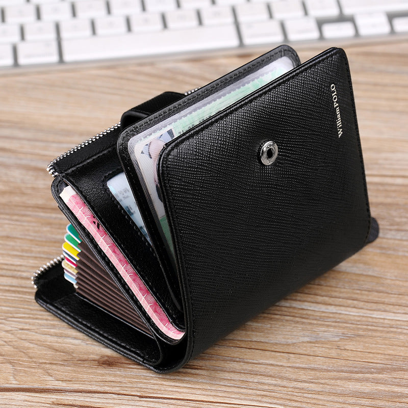 Men's real leather card holder