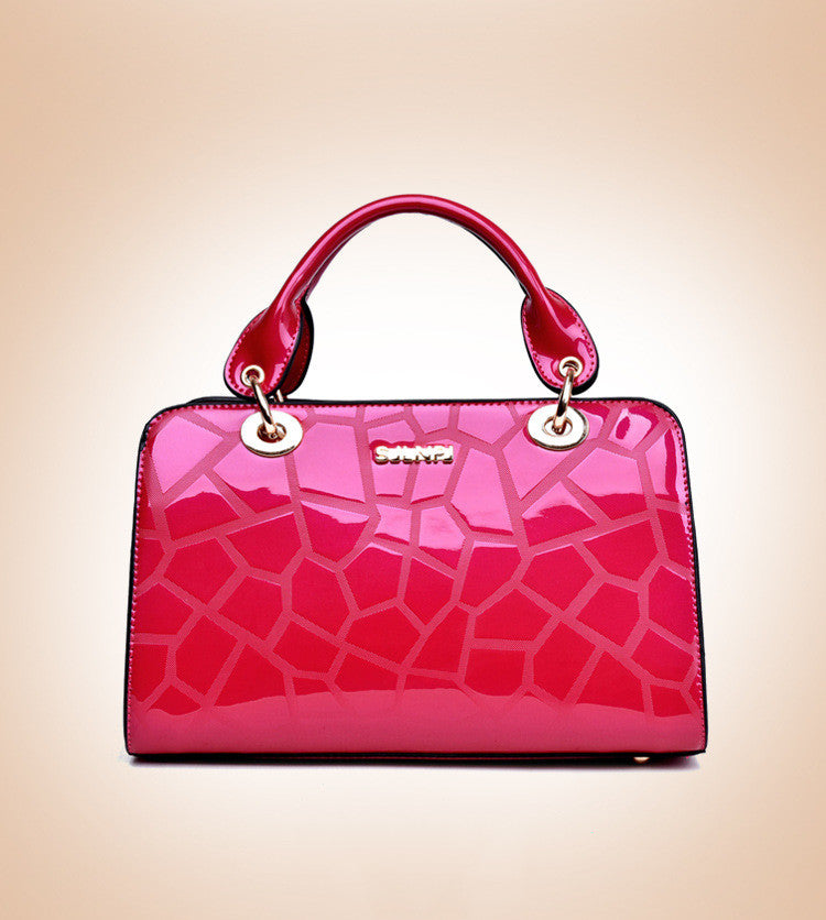 Fashion embossed mobile handbag