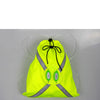 Night running luminous reflective drawstring backpack