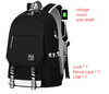 Men's Backpack Voice-activated Charging Listening Luminous