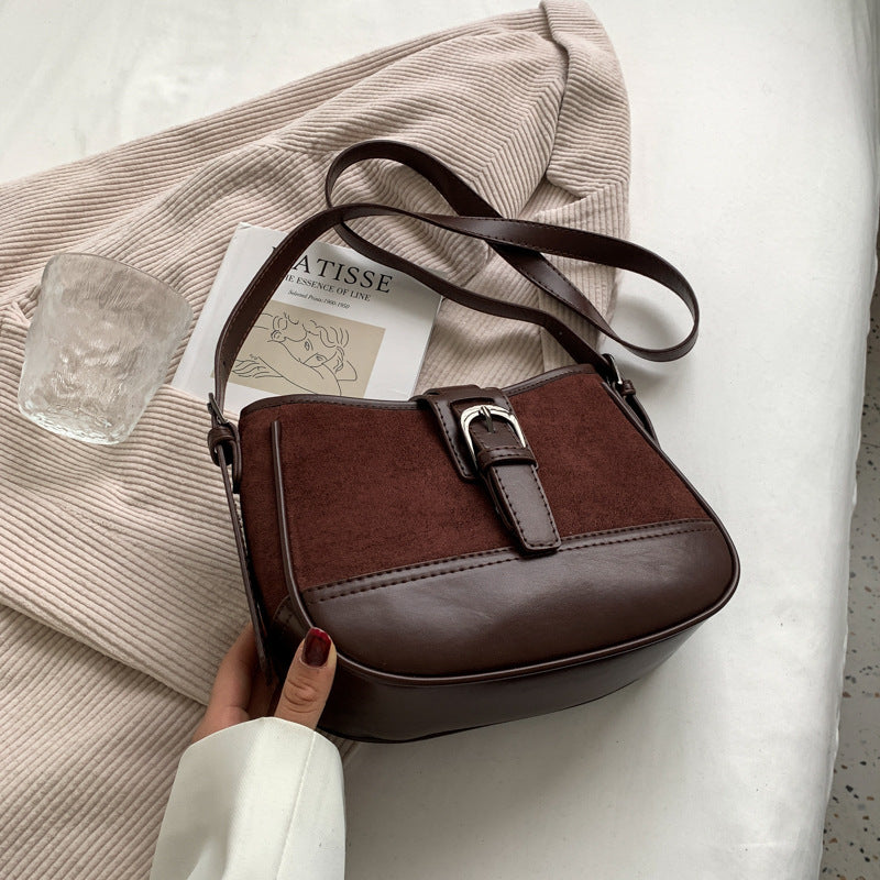 Frosted Retro Women's Fashion Niche Messenger Bag