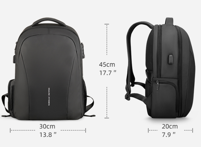 Large capacity anti-theft backpack