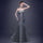 Ladies fishtail long evening dress