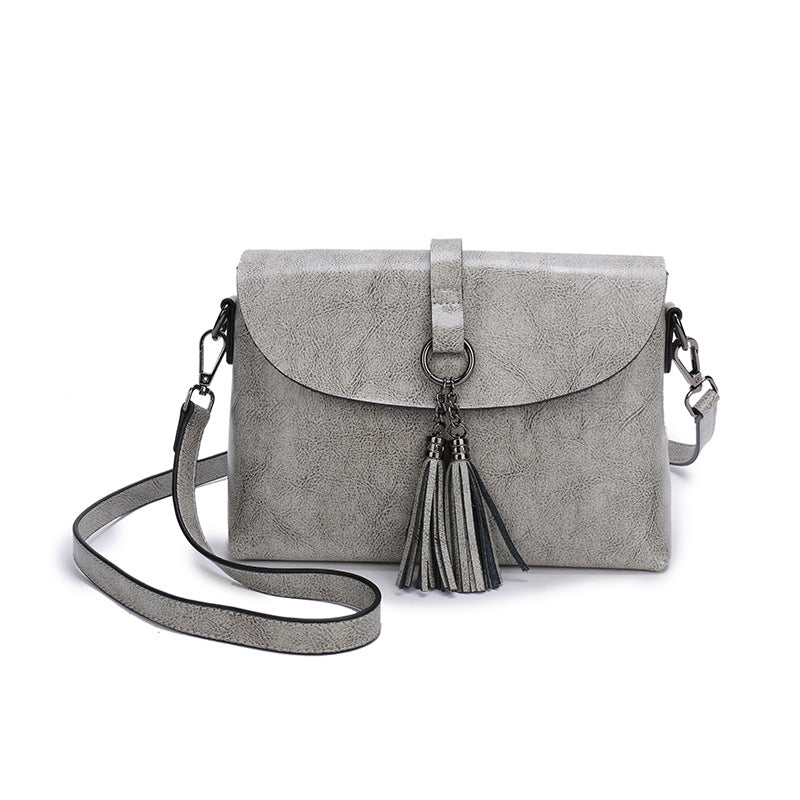 Tassel all-match single shoulder messenger bag