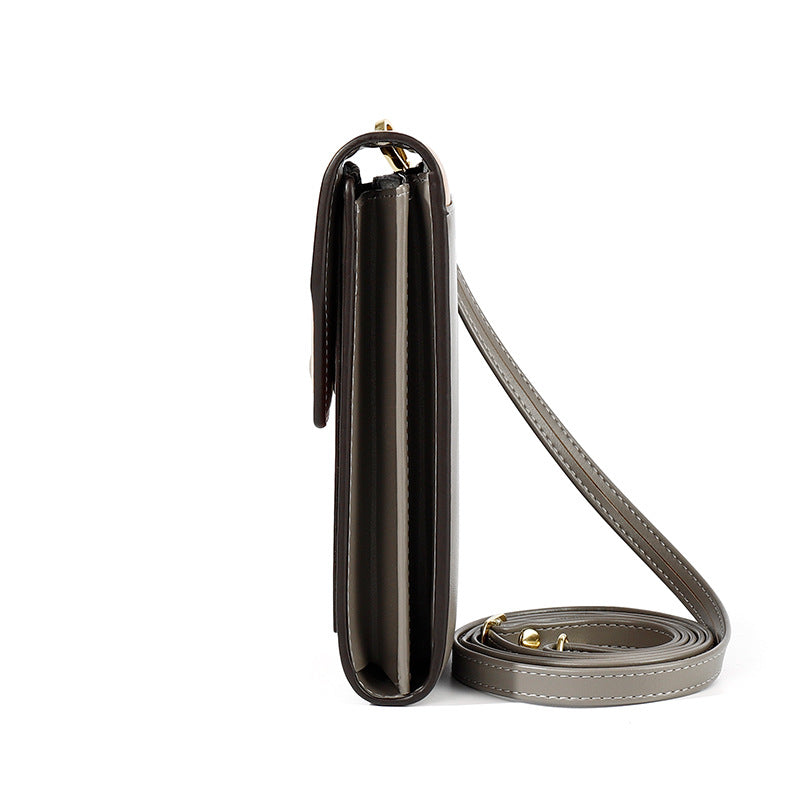 Contrast color vertical mobile phone bag