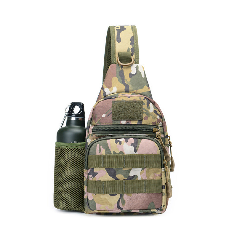 Camouflage Men's Field Sports Cross-body Large-capacity Chest Bag Tactical Army Shoulder Bag Outdoor Multicam Packs