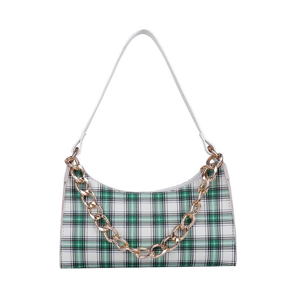 Acrylic chain shoulder bag