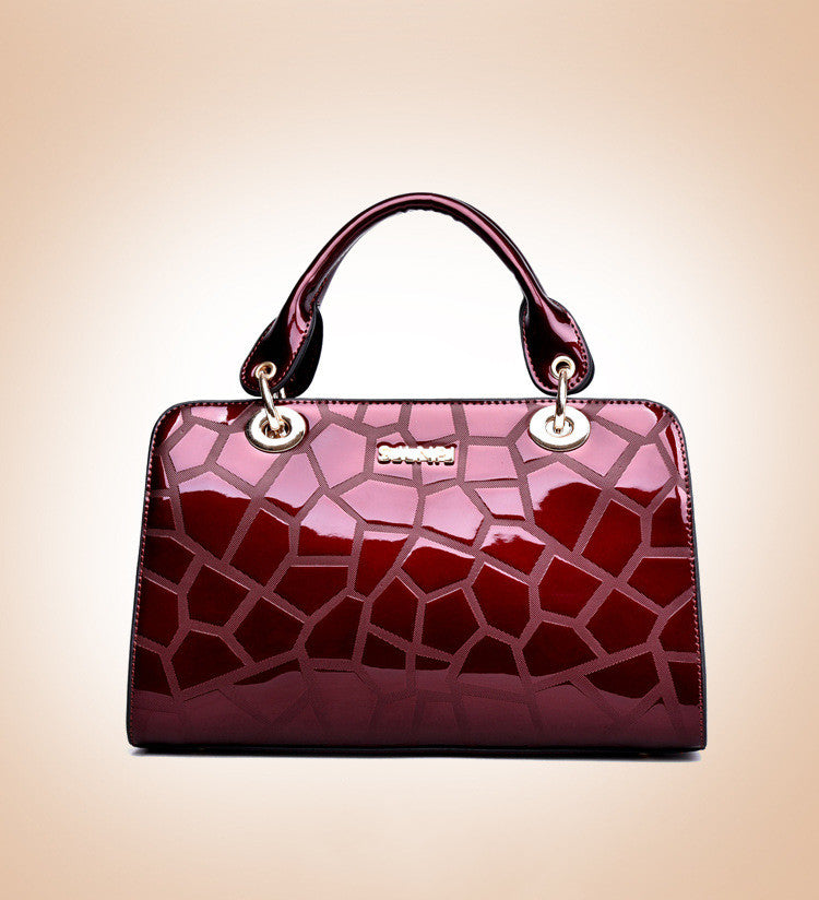 Fashion embossed mobile handbag