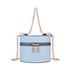 Chain crossbody bucket bag