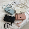 Fashion Pure Color Simple Net Red Style Small Square Bag