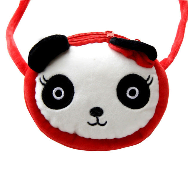 Panda Cat Rabbit Fluffy Baby Kid Kindergarten Cross-body Bag