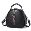 Women's shoulder bag large capacity diagonal small round bag