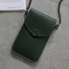 Women's new transparent touch screen retro trend mobile phone bag