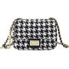 Lingge fashion all-match crossbody one-shoulder armpit small square bag