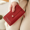 Anti-Demagnetization Double Zipper Ultra-Thin Wallet