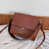 Western chic broadband messenger bag women