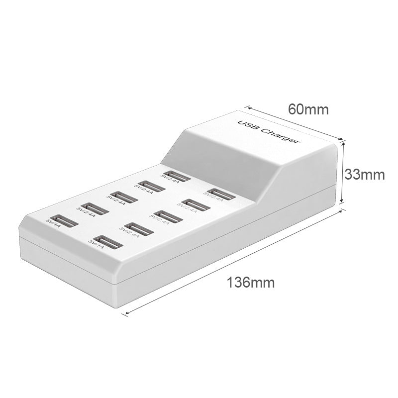 5V2a Charger USB multi port mobile phone charger