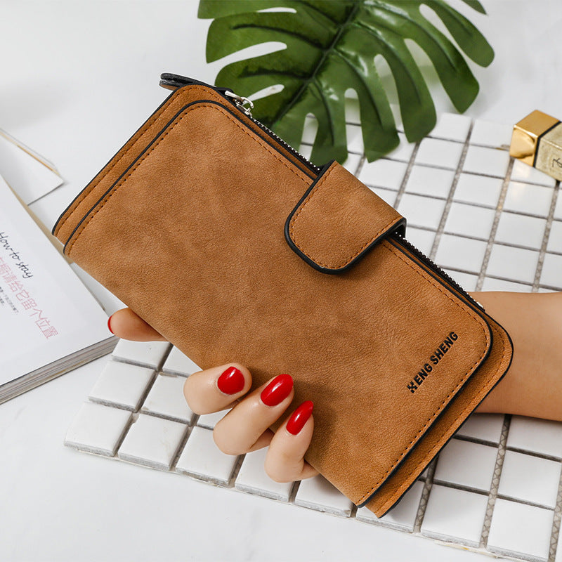 Korean fashion long wallet