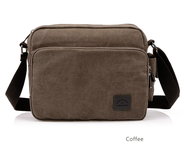 Manufacturer number of new canvas bag package bag retro trend of men's business Metrosexual inclined shoulder bag foreign trade package