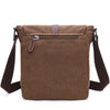 New version of Korean fashion casual canvas bag, practical business single shoulder oblique cross bag, men's Retro schoolbag