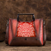 Female Baotou Top Layer Cowhide High-End Retro Craft Portable Diagonal Bag
