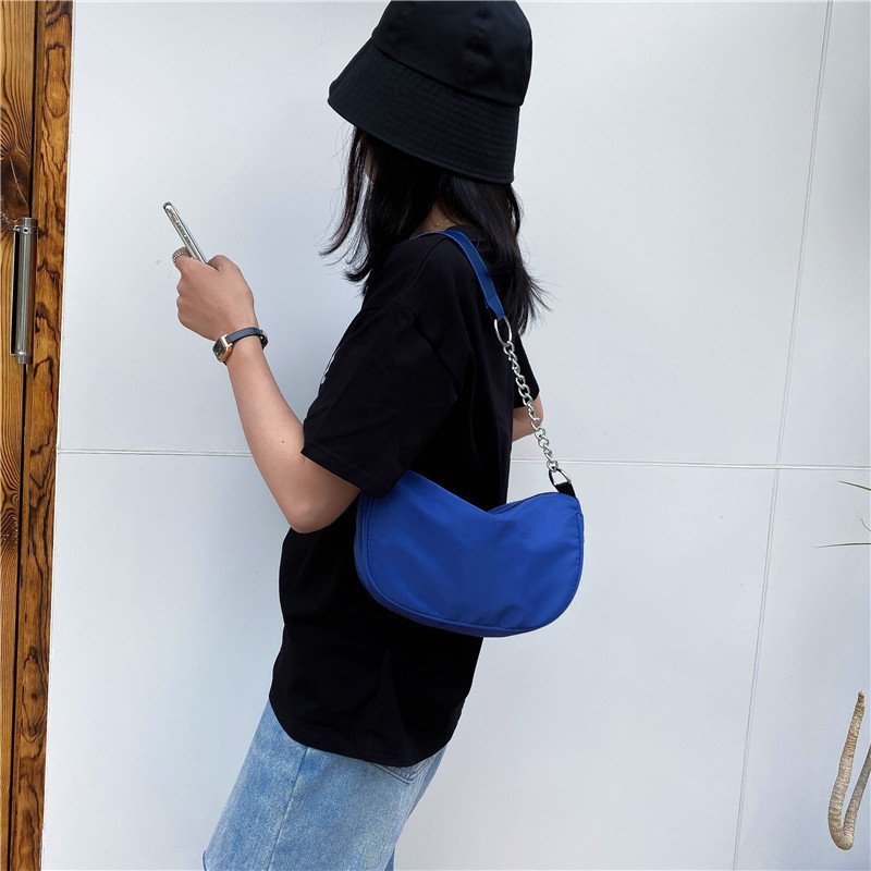 Ladies Nylon Underarm Shoulder Crossbody Bag