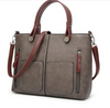 Vintage PU Shoulder Bag Female Causal Totes