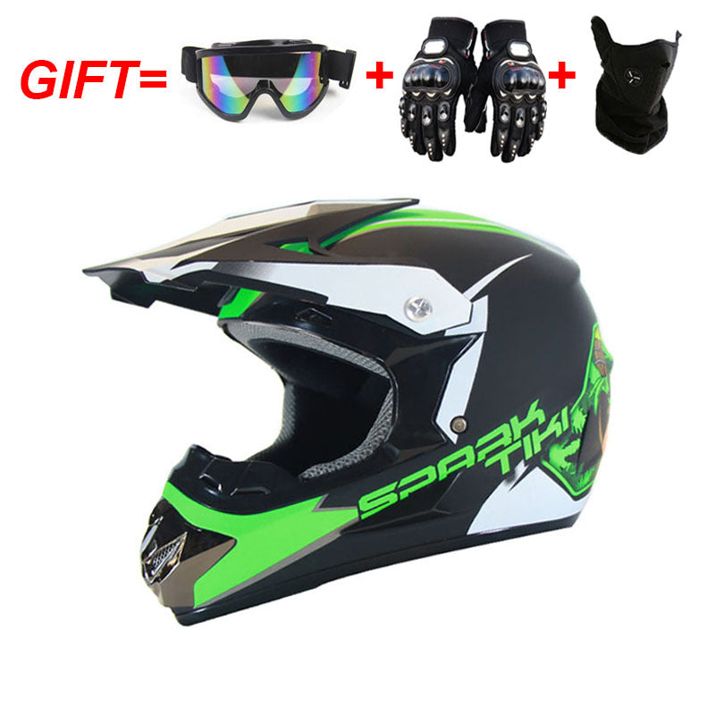 Electric cross country helmet