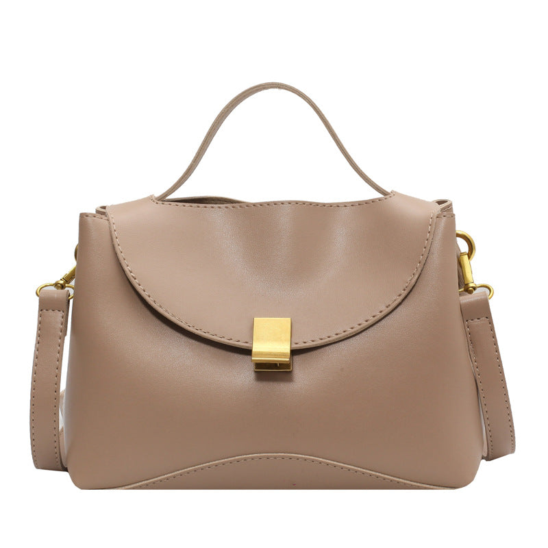 Fashion Leather One-shoulder Messenger Flap Bag