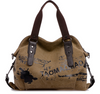 Canvas bag fashion lady shoulder bag graffiti printing bag female