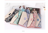 Korean version of the garden small floral rhombic hit color envelope buckle three fold wallet long ladies wallet