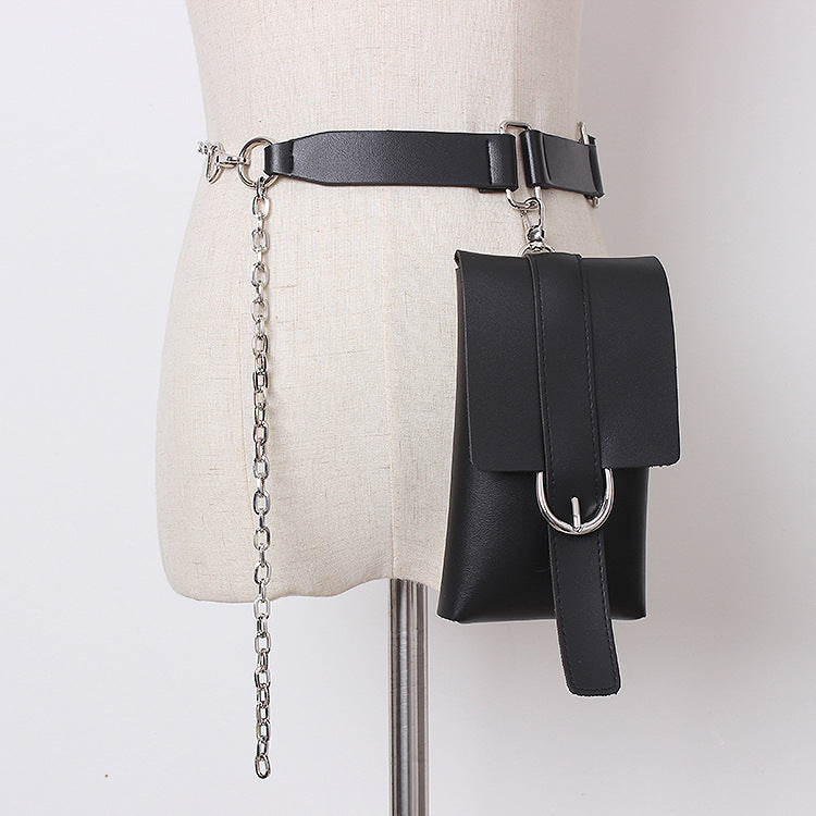 Concave Shape Street Shooting Multifunctional Coin Purse Belt Waist Bag