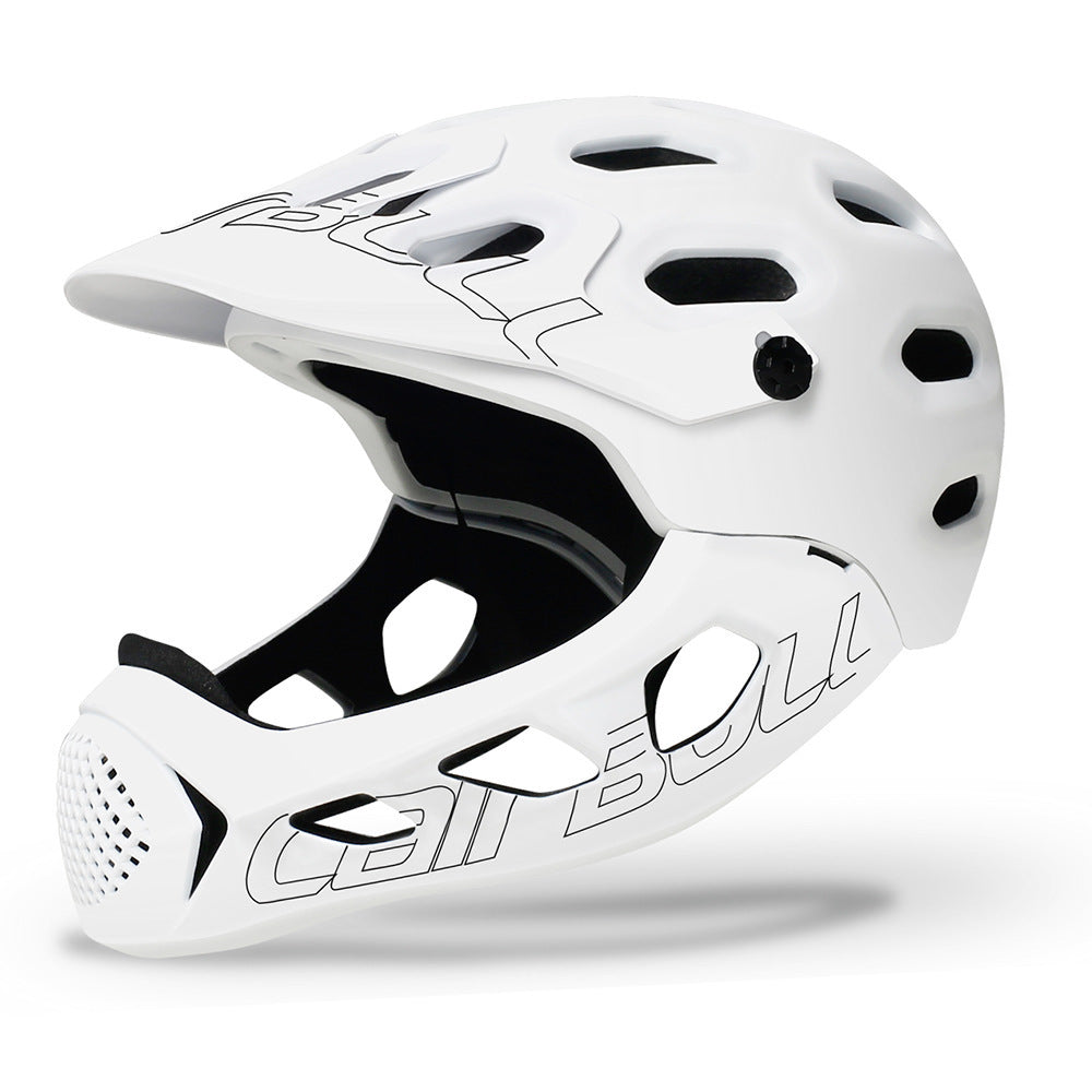 Mountain cross country bicycle full helmet extreme sports safety helmet